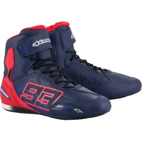 ZAPATILLAS ALPINESTARS MM93 MARC MARQUEZ AUSTIN AZUL NAVY ROJO AZUL SODALITE