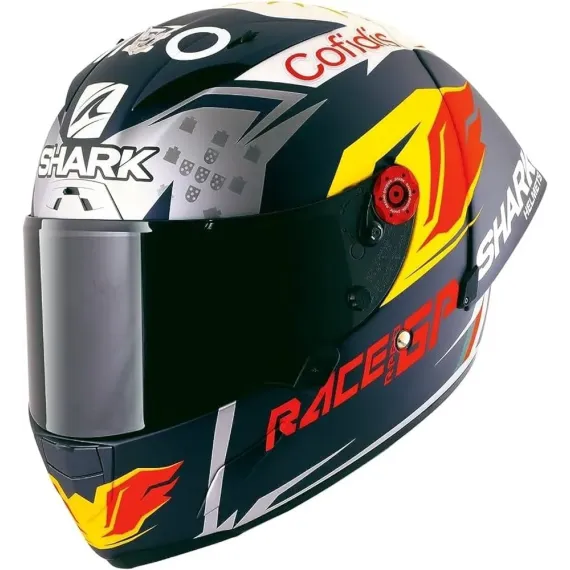 CASCO SHARK RACE-R PRO GP MIGUEL OLIVEIRA SIGNATURE BSW AZUL MATE