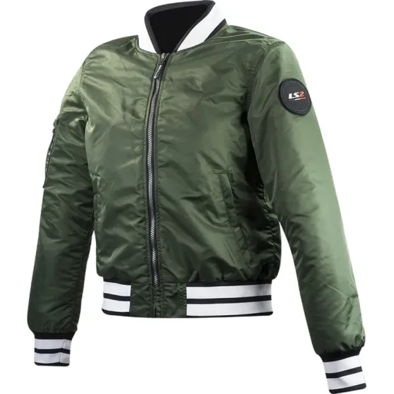 CHAQUETA LS2 BRIGHTON LADY VERDE OLIVA