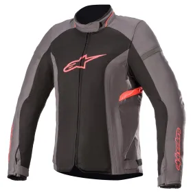 CHAQUETA ALPINESTARS STELLA T-KIRA V2 AIR LADY GRIS ALQUITRAN NEGRO ROSA