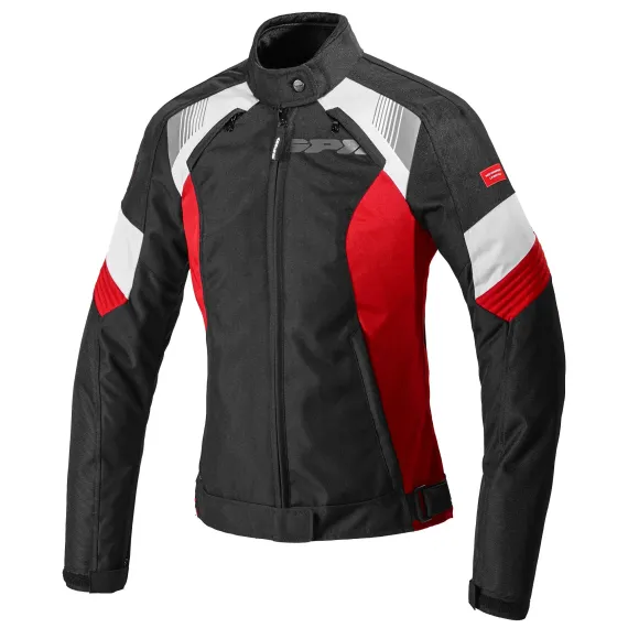 CHAQUETA SPIDI FLASH EVO LADY NEGRO ROJO BLANCO