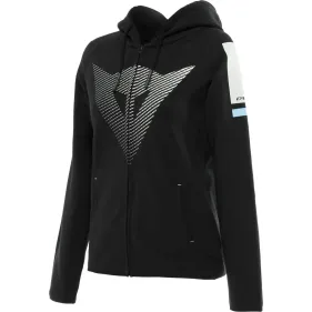 SUDADERA DAINESE FADE LADY NEGRO GRIS CLARO AZUL CLARO