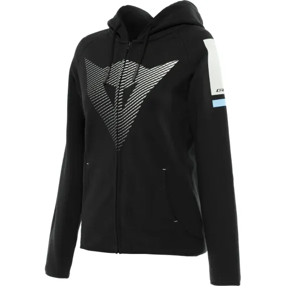 SUDADERA DAINESE FADE LADY NEGRO GRIS CLARO AZUL CLARO