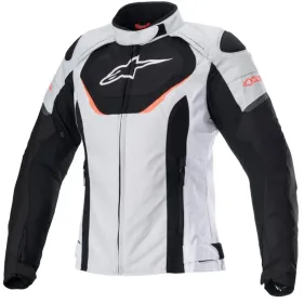 CHAQUETA ALPINESTARS STELLA T-JAWS V3 WATERPROOF LADY GRIS ICE NEGRO BLANCO