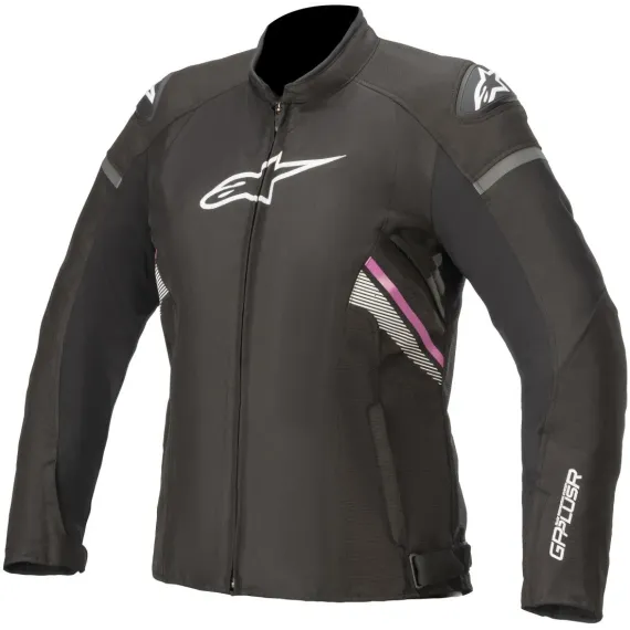 CHAQUETA ALPINESTARS STELLA T-GP PLUS R V3 LADY NEGRO BLANCO ROSA FUCSIA