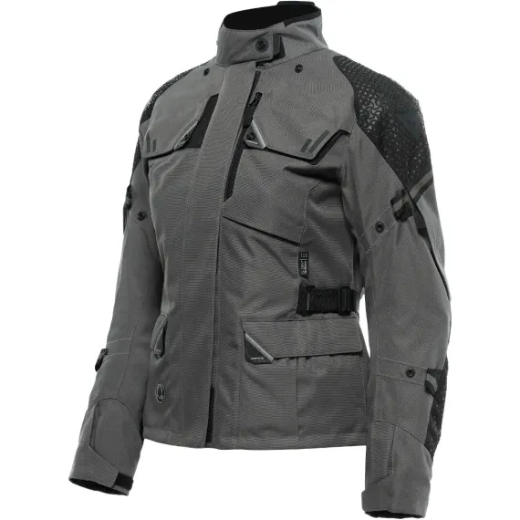 CHAQUETA DAINESE LADAKH 3L D-DRY® LADY IRON-GATE (GRIS OSCURO) NEGRO