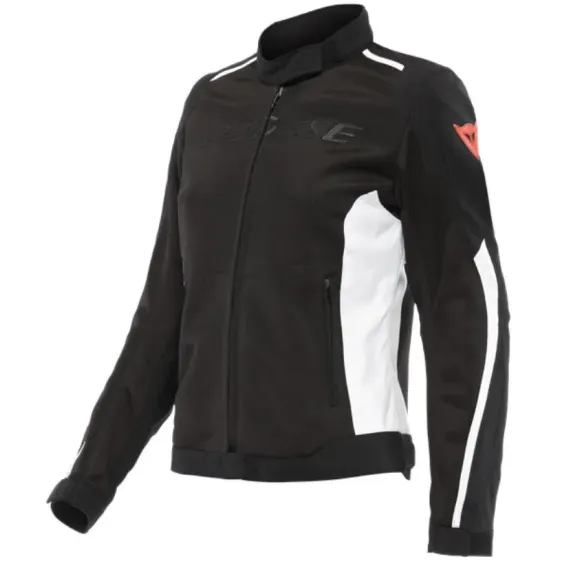 CHAQUETA DAINESE HYDRAFLUX 2 AIR LADY D-DRY NEGRO NEGRO BLANCO