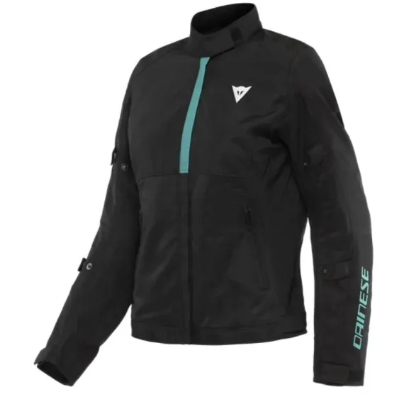 CHAQUETA DAINESE RISOLUTA AIR TEX LADY NEGRO VERDE AGUA