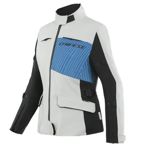 CHAQUETA DAINESE TONALE LADY D-DRY XT GRIS AZUL NEGRO