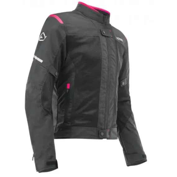 CHAQUETA ACERBIS RAMSEY VENTED 2.0 LADY NEGRO ROSA