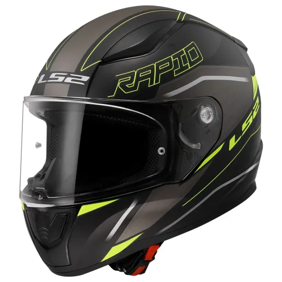 CASCO LS2 FF353 RAPID II 2206 ROKKU NEGRO MATE AMARILLO FLUOR