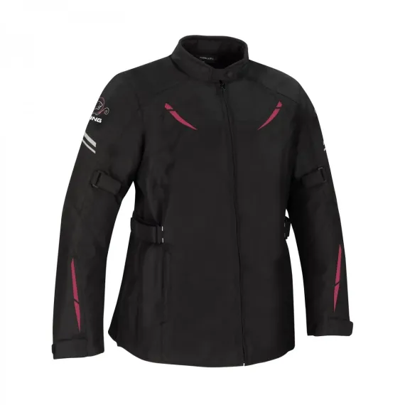 CHAQUETA BERING LADY PENELOPE QUEEN SIZE NEGRO ROSA