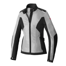 CHAQUETA SPIDI SOLAR NET LADY GRIS NEGRO