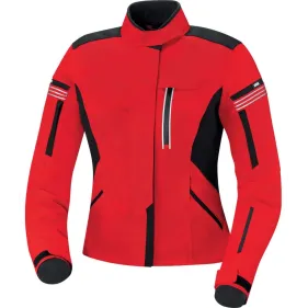 CHAQUETA IXS FINJA LADY ROJO NEGRO