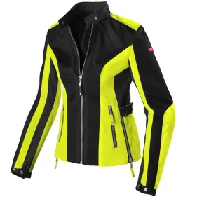 CHAQUETA SPIDI SUMMER NET LADY NEGRO AMARILLO FLUOR