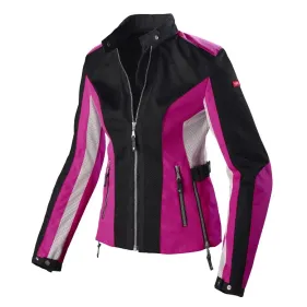 CHAQUETA SPIDI SUMMER NET LADY NEGRO ROSA