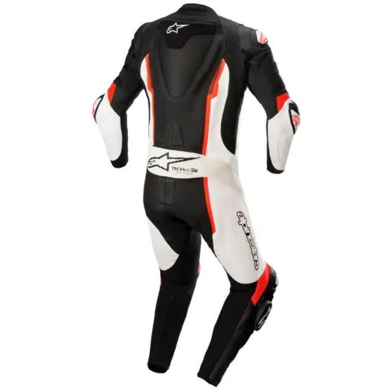 MONO ALPINESTARS MISSILE V2 1 PIEZA NEGRO BLANCO ROJO FLUOR