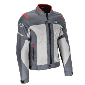 CHAQUETA ACERBIS CE ON ROAD RUBY LADY GRIS ROJO