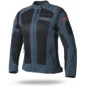 CHAQUETA SEVENTY DEGREES SD-JT58 VERANO TOURING LADY AZUL NEGRO