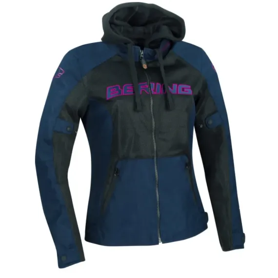 CHAQUETA BERING LADY SPIRIT NEGRO AZUL