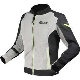 CHAQUETA LS2 AIRY EVO LADY NEGRO GRIS AMARILLO FLUOR