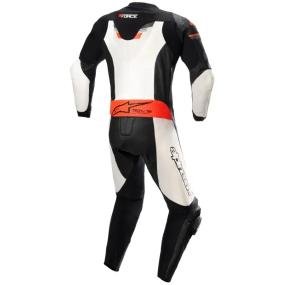 MONO ALPINESTARS GP FORCE CHASER 1 PIEZA NEGRO BLANCO ROJO FLUOR