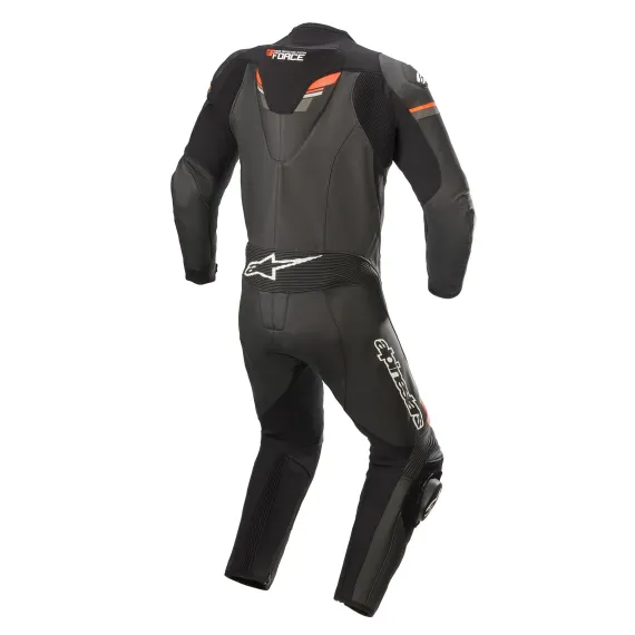 MONO ALPINESTARS GP FORCE CHASER 1 PIEZA NEGRO ROJO FLUOR