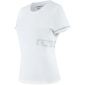 CAMISETA DAINESE PADDOCK LADY BLANCO GRIS