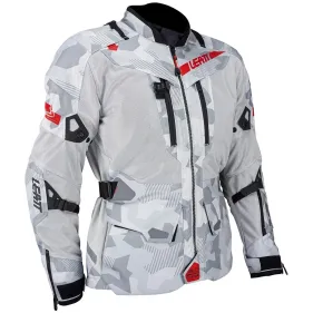 CHAQUETA LEATT ADV FLOWTOUR 7.5 STEEL GRIS ROJO