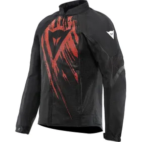 CHAQUETA DAINESE HEROSPHERE TEX TARMAC NEGRO ROJO