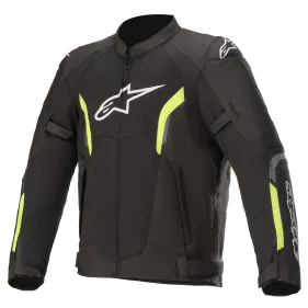 CHAQUETA ALPINESTARS AST V2 AIR NEGRO AMARILLO FLUOR