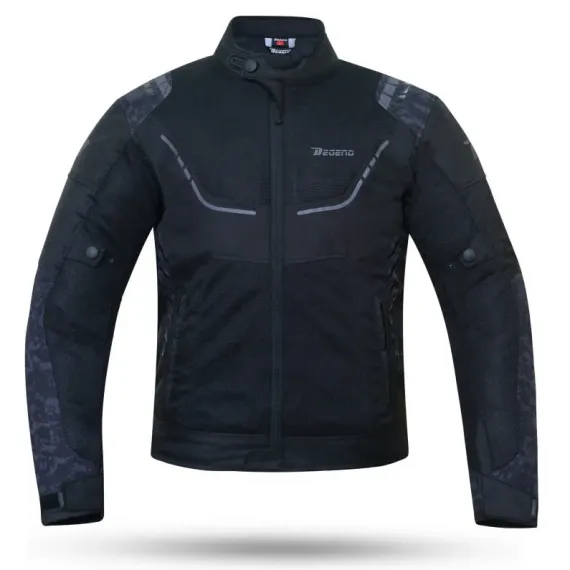 CHAQUETA DEGEND BREEZE EVO NEGRO CAMUFLAJE