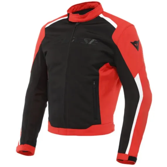 CHAQUETA DAINESE HYDRAFLUX 2 AIR D-DRY NEGRO ROJO LAVA