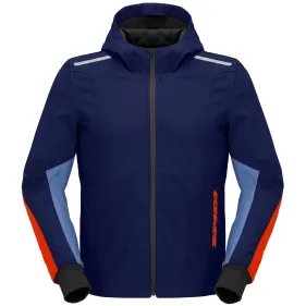 CHAQUETA SPIDI HOODIE ARMOR LIGHT AZUL NAVY ROJO