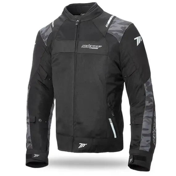 CHAQUETA SEVENTY DEGREES SD-JR52 VERANO RACING NEGRO...