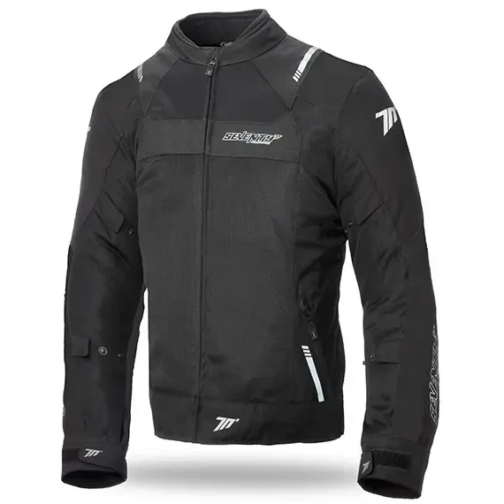 CHAQUETA SEVENTY DEGREES SD-JR52 VERANO RACING NEGRO