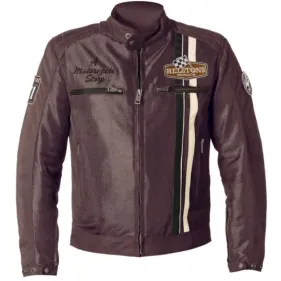 CHAQUETA HELSTONS INDY MESH MARRON BEIGE