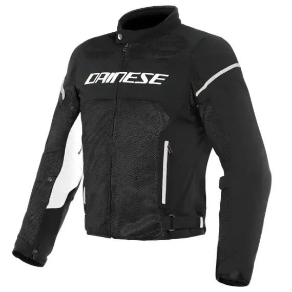 CHAQUETA DAINESE AIR FRAME D1 TEX NEGRO NEGRO BLANCO