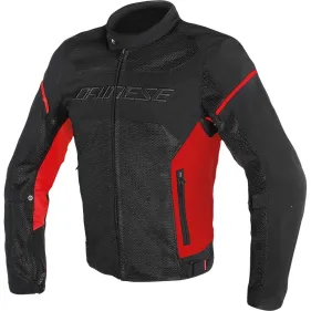 CHAQUETA DAINESE AIR FRAME D1 TEX NEGRO ROJO