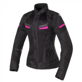 CHAQUETA CLOVER AIRJET-5 LADY NEGRO ROSA FUCSIA