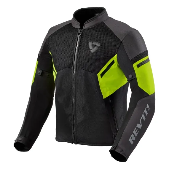 CHAQUETA REVIT GT-R AIR 3 NEGRO AMARILLO FLUOR