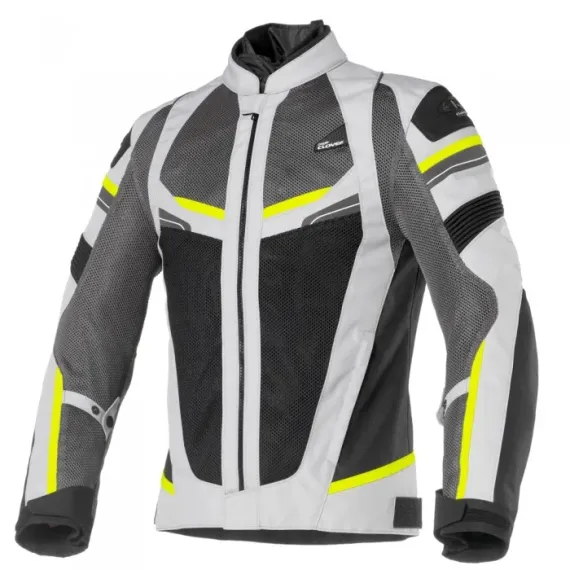 CHAQUETA CLOVER RAINJET WATERPROOF AMARILLO FLUOR GRIS