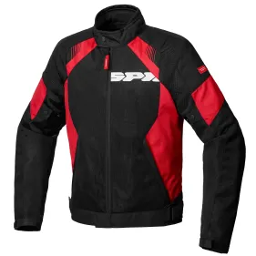 JACKET SPIDI FLASH EVO NET WINDOUT BLACK BLACK RED