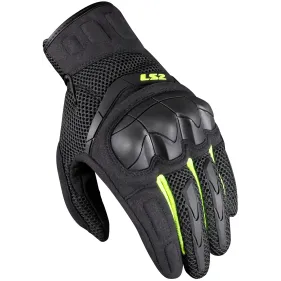 GUANTES LS2 KUBRA ANTRACITA AMARILLO FLUOR