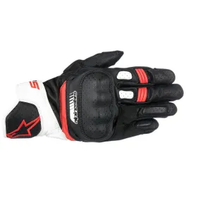 GUANTES ALPINESTARS SP-5 NEGRO BLANCO ROJO