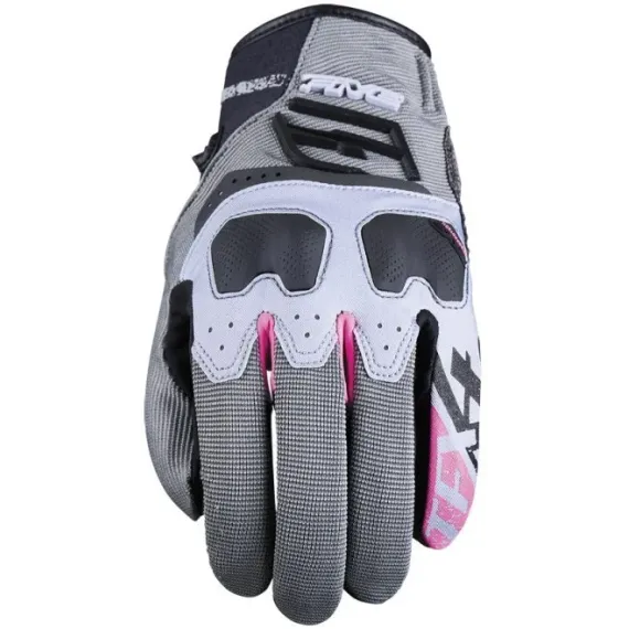 GUANTES FIVE TFX4 LADY GRIS ROSA