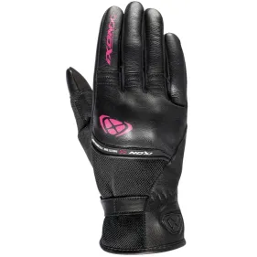 GUANTES IXON RS SHINE 2 LADY NEGRO ROSA FUCSIA