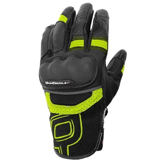 GUANTES QUARTER MILE PACIFIC II NEGRO AMARILLO FLUOR