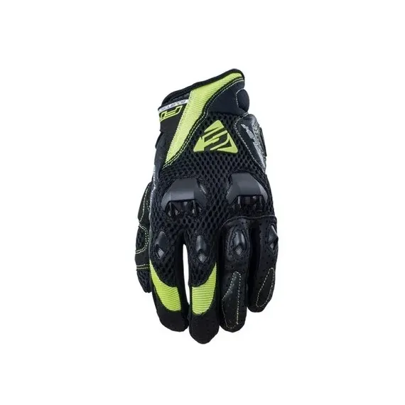 GUANTES FIVE5 STUNT EVO AIR NEGRO AMARILLO