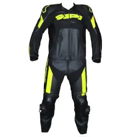 MONO SPIDI SPORT WARRIOR TOURING 2 PIEZAS DIVISIBLE NEGRO AMARILLO FLUOR